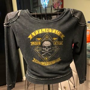 Affliction sweater